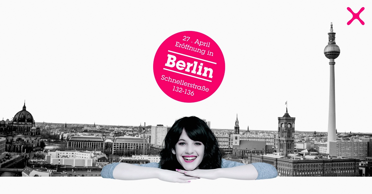 Historische mömax Kampagne zur Eröffnung in Berlin